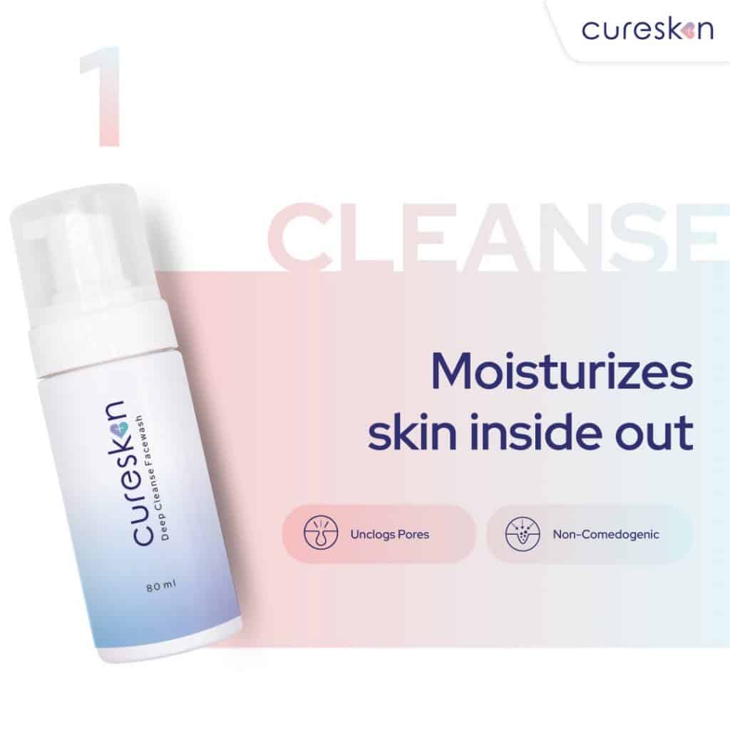 cureskin face wash